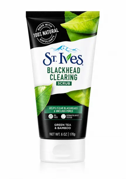 مقشر الوجه ستيفز بالشاي الأخضر (St. Ives Green Tea Scrub)