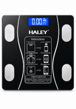 ميزان وزن ذكي HALEY HY-5006 بسعة حتى 180 كجم وشاشة LCD