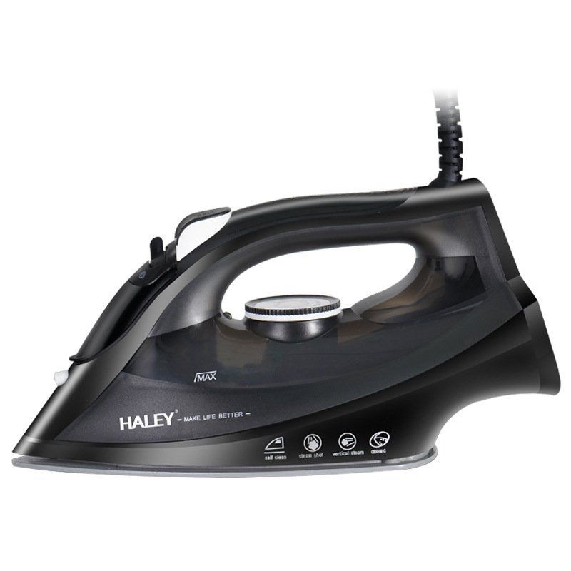O1CN01DV6qPZ1ql5DDccoMc_!!2218197165535-0-cib مكواة بخار HALEY بقوة 2200 واط، قاعدة سيراميك، خزان 350 مل – موديل HY-2037 - الصورة 1