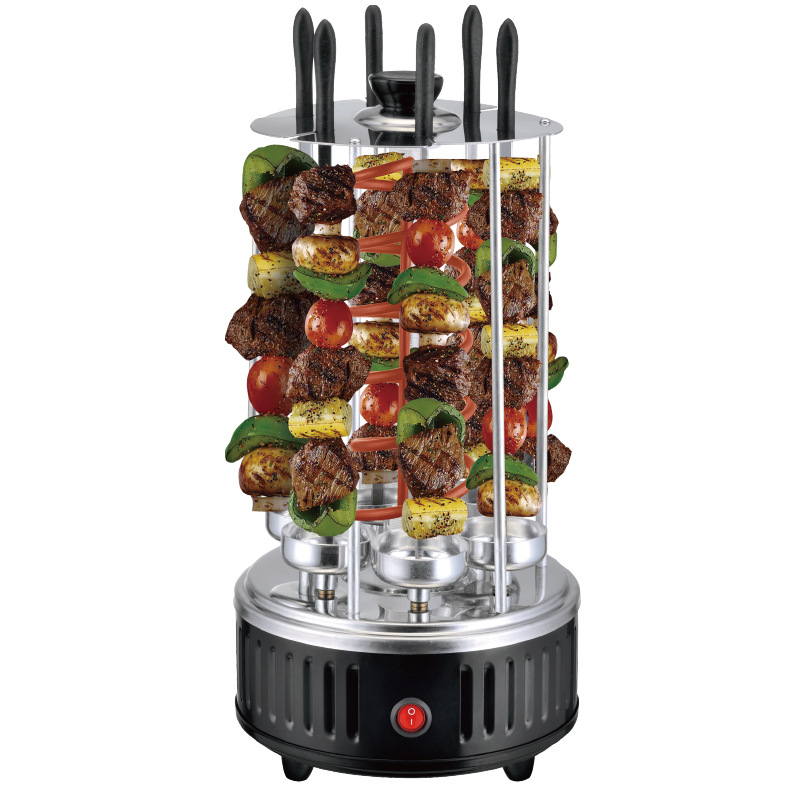 O1CN01g9mjvA1ql5Imu5dLd_!!2218197165535-0-cib شواية أسياخ كهربائية دوارة HALEY بقوة 1500 واط، دوران 360° ستانلس ستيل – موديل HY-8602 - الصورة 1