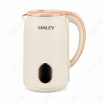غلاية ماء كهربائية HALEY ستانلس ستيل بسعة 2.2 لتر، تسخين سريع وإيقاف تلقائي – موديل HY-8915