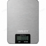 ميزان مطبخ إلكتروني HALEY بدقة عالية حتى 5 كجم، شاشة رقمية وشحن USB – موديل HY-5017