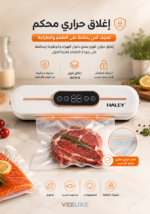⁦جهاز تفريغ وتغليف الطعام HALEY لحفظ الأطعمة | HY-508⁩ - الصورة ⁦3⁩
