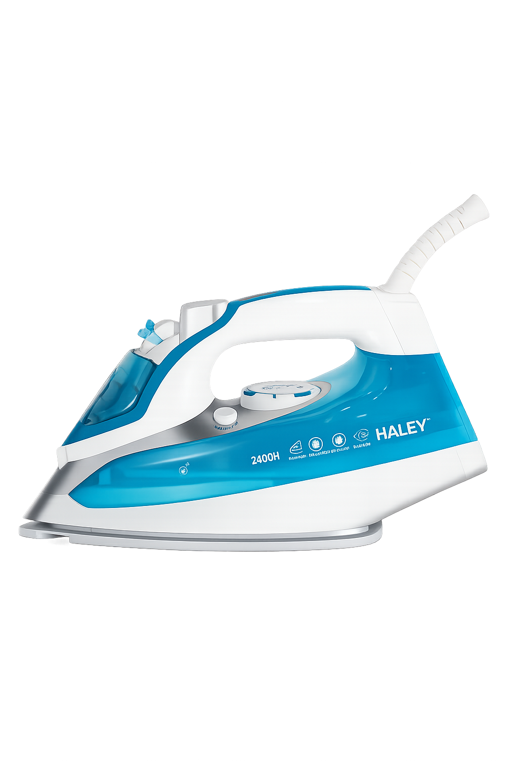 259fe830-1a4b-40e3-8955-aba40845fdb0 مكواة بخار HALEY بقوة 2600 واط، قاعدة مطلية بالذهب، خزان 500 مل وبخار قوي – موديل HY-233C-NEW - الصورة 1