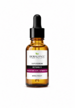 سيروم RETINOL'E من BIOBALANCE – ريتينول 0.3% وفيتامين E 2% | حجم 30 مل