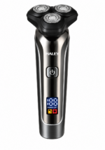 ماكينة حلاقة HALEY بثلاث رؤوس دوارة وشاشة LED موديل | HY-4703