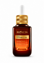 سيروم Bioxcin Skin Expert بفيتامين C %15 ونياسيناميد %2 – إشراقة وتوحيد لون البشرة 30 مل