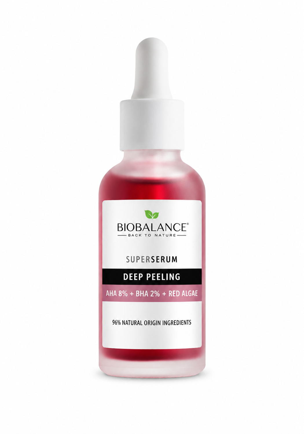 5f658100-9aca-42e7-b545-a486b0d9e659 سيروم DEEP PEELING من BIOBALANCE – تقشير عميق AHA 10% + BHA 2% مع الطحالب الحمراء | 30 مل - الصورة 1