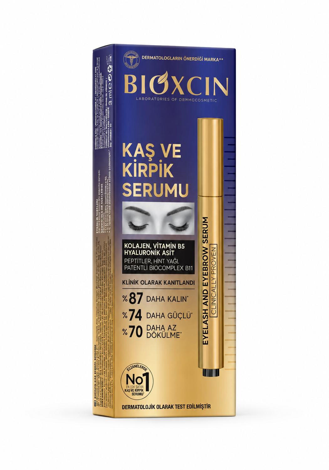 777 سيروم Bioxcin للحواجب والرموش – عناية بالكثافة والقوة - الصورة 1