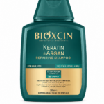 شامبو Bioxcin Keratin & Argan لإصلاح الشعر التالف – 300 مل