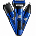 ماكينة حلاقة رجالية SOKANY SK-LF-9985 3 في 1 بشفرات ستانلس ستيل وUSB