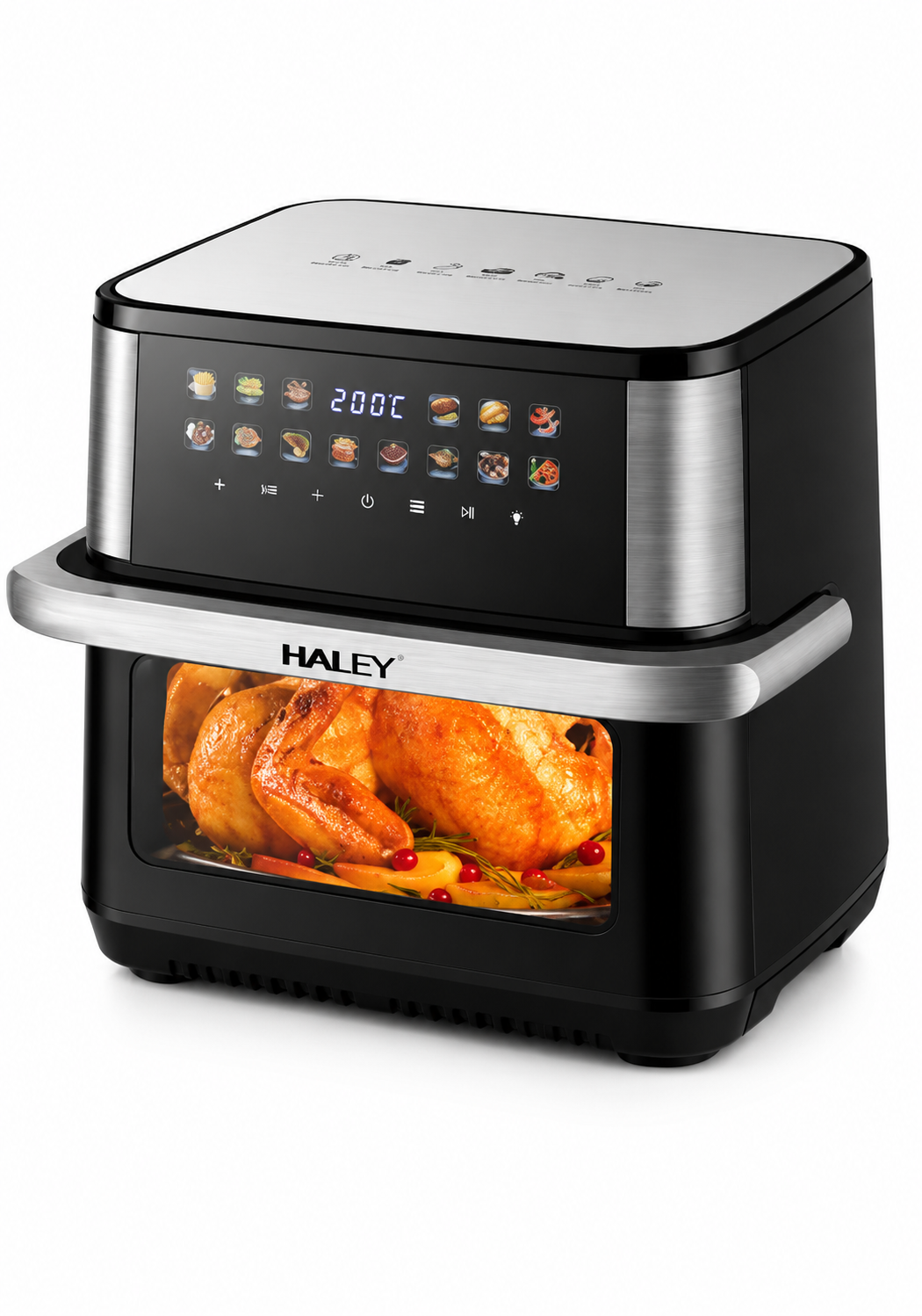 8c3e0c1d-2993-4470-9980-89dcf13a0e30 قلاية هوائية HALEY بسعة 12 لتر وشاشة لمس | HY-2553 - الصورة 1