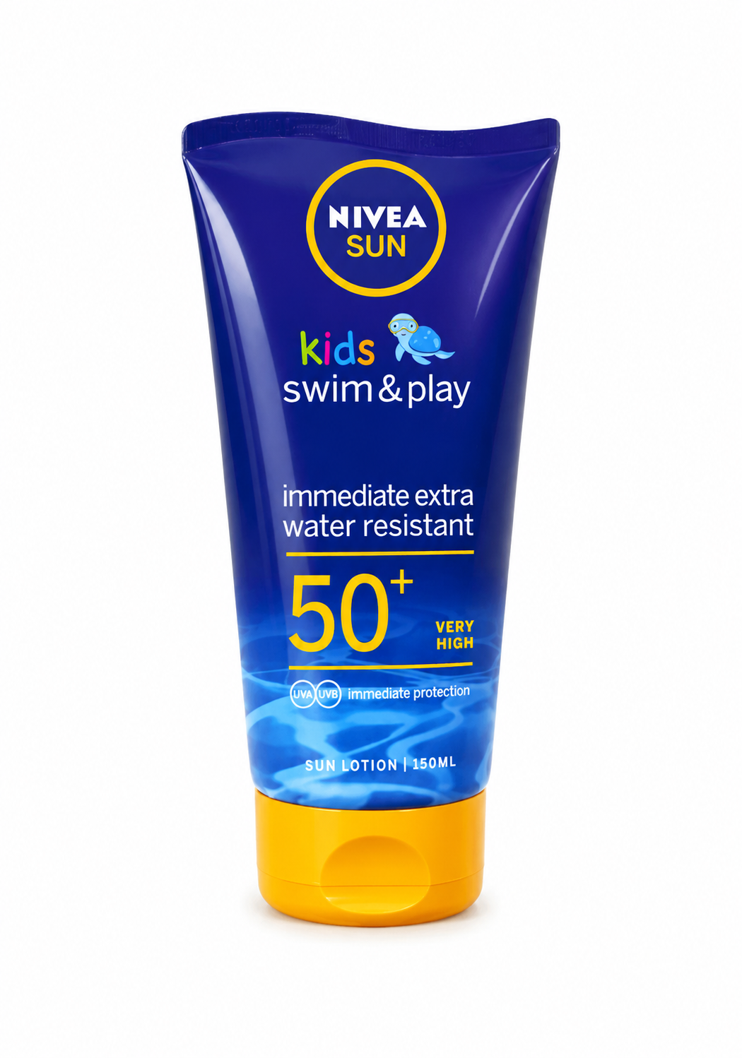 NIVEA SUN Kids Swim & Play SPF 50 لوشن واقي شمس للأطفال NIVEA SUN Kids Swim & Play SPF 50+ – مقاوم للماء | 150 مل - الصورة 1