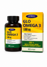 مكمل Global’z Glo Omega 1000mg – 60 كبسولة Softgel]