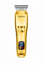 ماكينة حلاقة رجالية SOKANY SK-16065 ذهبية بشاشة LED وبطارية 600mAh
