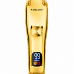 ماكينة حلاقة رجالية SOKANY SK-16065 ذهبية بشاشة LED وبطارية 600mAh