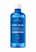 ماء ميسيلار ثنائي المرحلة Hello Clean 500ml بسيراميد، فيتامين C، البابونج والسكوالان لإزالة المكياج وتقوية البشرة