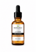 سيروم VITAMIN C من BIOBALANCE – حمض L-أسكوربيك 10% لتفتيح وشد البشرة | 30 مل