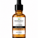 سيروم VITAMIN C من BIOBALANCE – حمض L-أسكوربيك 10% لتفتيح وشد البشرة | 30 مل