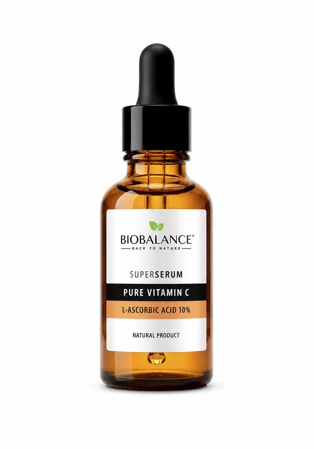 e4e94047-6b68-482e-96af-cd46e822b7ad سيروم VITAMIN C من BIOBALANCE – حمض L-أسكوربيك 10% لتفتيح وشد البشرة | 30 مل - الصورة 1