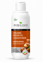 بلسم الشعر بزيت الأرغان العضوي – ترميم الشعر وتغذيته | BIOBALANCE 330مل
