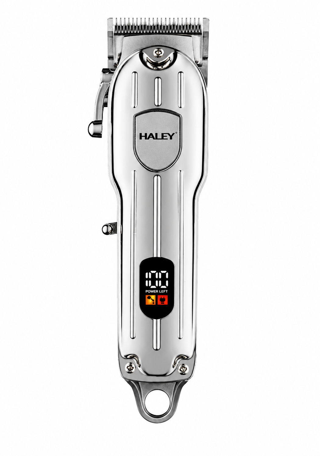 f8ad5327-783b-43c3-8057-9663d562bf2b ماكينة حلاقة الشعر HALEY احترافية بشفرة فولاذ مقاوم للصدأ وبطارية مدمجة | HY-4508 - الصورة 1