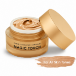 كريم Magic Touch 30ml – برايمر، فاونديشن، وكونسيلر بدرجة Medium مع فيتامين C لجميع ألوان البشرة