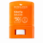 واقي شمس ستيك BIOBALANCE GlowUp SPF 50+ – حماية عالية ولمسة مشرقة | 19 جم