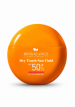 واقي شمس BioBalance Dry Touch Sun Fluid SPF 50+ – حماية عالية بلمسة مطفية للبشرة الدهنية