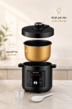 ⁦طنجرة ضغط كهربائية Kenwood PCM95.000BK متعددة الوظائف 16 في 1 بسعة 8 لتر⁩ - الصورة ⁦6⁩