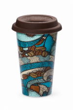 كوب سفر De'Longhi DLSC055 من السيراميك مزدوج الجدار بسعة 300 مل