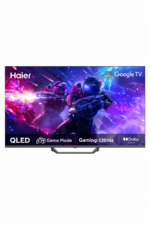 تلفزيون Haier H75S80EUX QLED Google TV مقاس 75 بوصة بدقة 3840*2160 ومعدل 120Hz