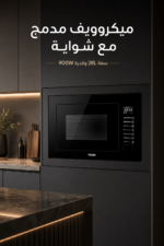 ⁦ميكروويف مدمج مع شواية Haier سعة 28 لتر بقدرة 900W - HBMW28GBX⁩ - الصورة ⁦2⁩