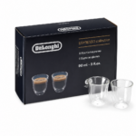 طقم أكواب إسبريسو De'Longhi DLSC300 مزدوجة الجدار 90 مل من 6 قطع