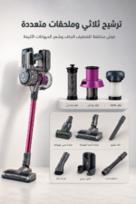 ⁦مكنسة كهربائية لاسلكية 2 في 1 Ariete 2758 بمحرك رقمي 22V، وردي⁩ - الصورة ⁦4⁩