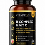 فيتابروس B Complex مع فيتامين C وB12 – دعم الطاقة والأعصاب | 90 كبسولة