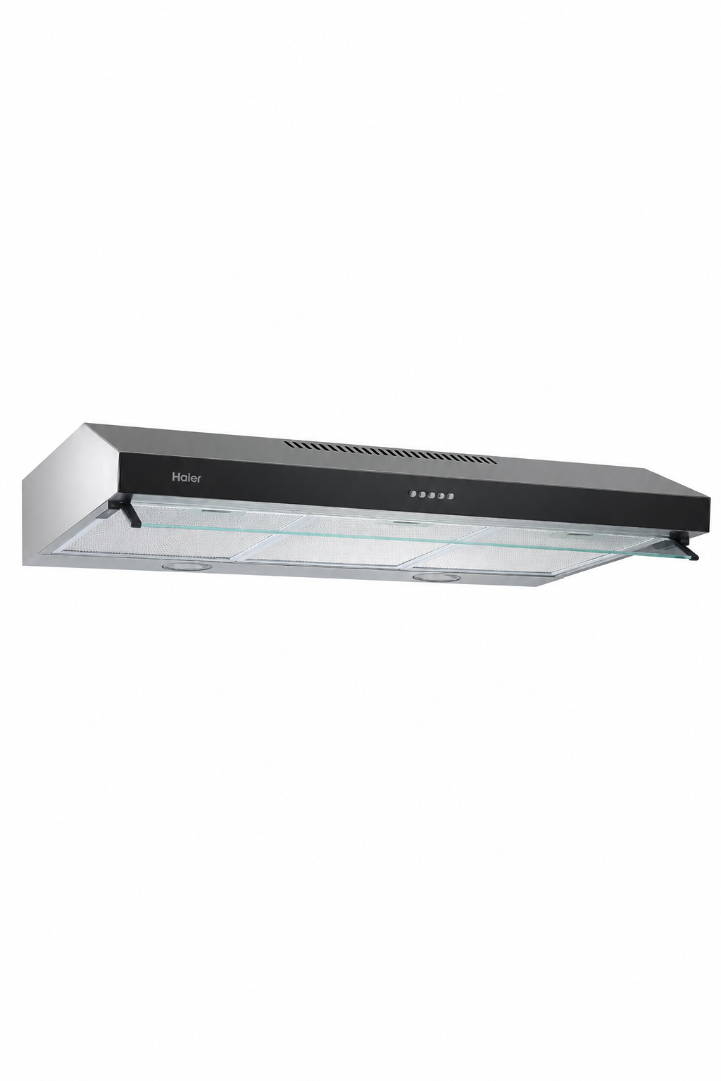 26b8b2a5-f94d-459f-8a6f-25eaac6c4578.png شفاط كاسيت Haier HCH-C190B4BX عرض 90 سم بواجهة زجاجية سوداء لامعة - الصورة 1