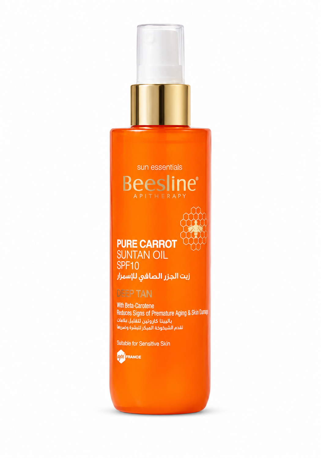 36da8853-f0de-4f18-8ad3-dd4d393c9bdb زيت Beesline بالجزر للتسمير SPF 10 – سمرة برونزية وترطيب مغذٍ - الصورة 1