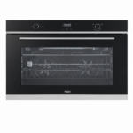 فرن غاز مدمج Haier HOX 9125 BX مقاس 90 سم بسعة 125 لتر ومروحتين حراريتين