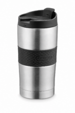 كوب سفر حراري De'Longhi DLSC074 من الستانلس ستيل بجدار مزدوج وسعة 235 مل