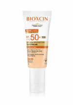كريم حماية شمس ملون Bioxcin SPF 50+ للبشرة العادية والجافة – 50 مل