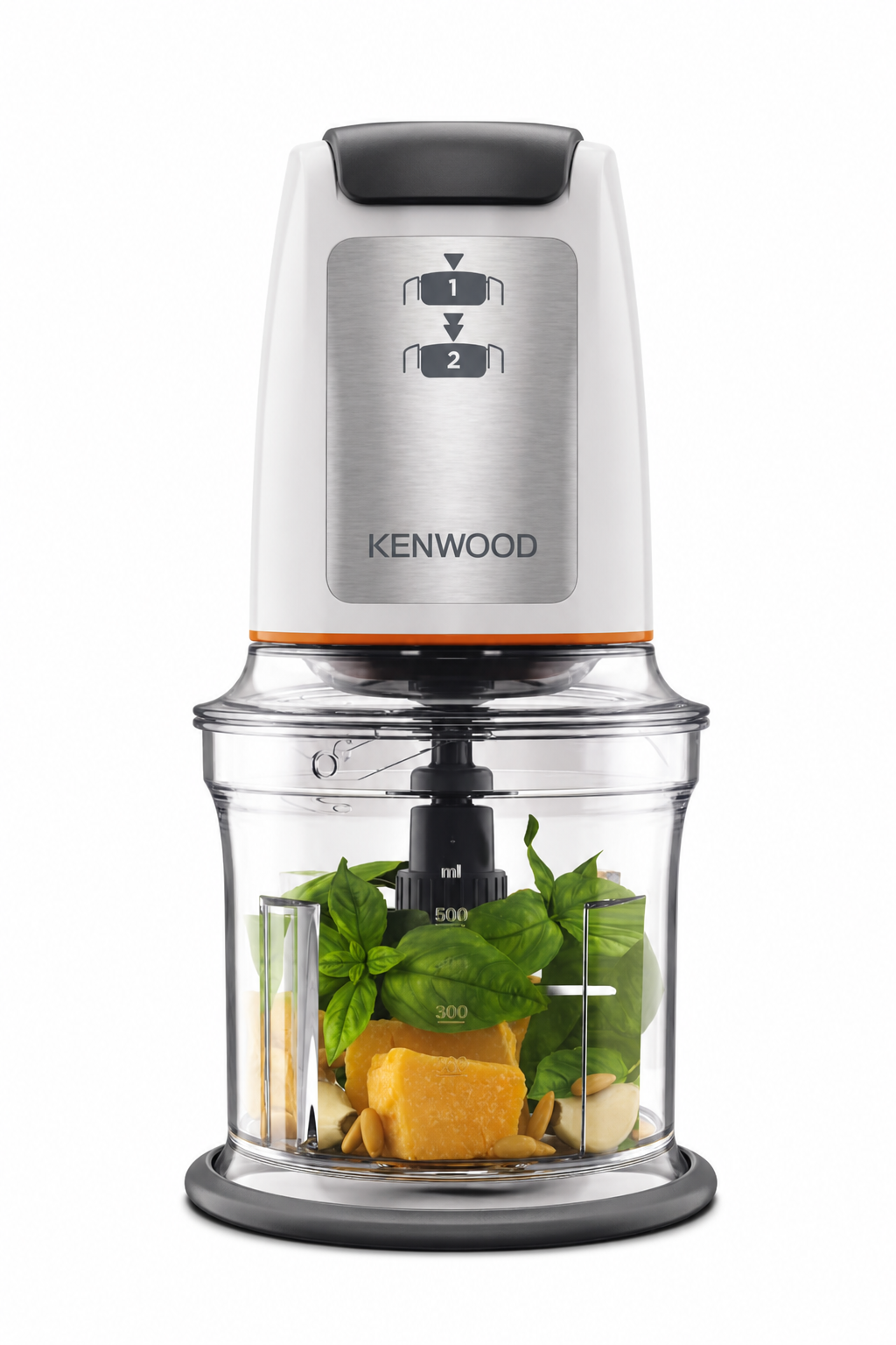 45439382-0db1-492d-806f-794ed47bc622.png قطاعة طعام كهربائية Kenwood بقدرة 500W وسعة 500ml موديل CHP 61.100WH - الصورة 1