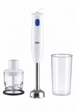 خلاط يدوي Braun MultiQuick 1 بقدرة 450W مع EasyTwist وملحقات MQ10.201MWH