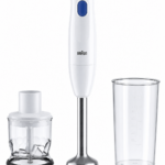 خلاط يدوي Braun MultiQuick 1 بقدرة 450W مع EasyTwist وملحقات MQ10.201MWH