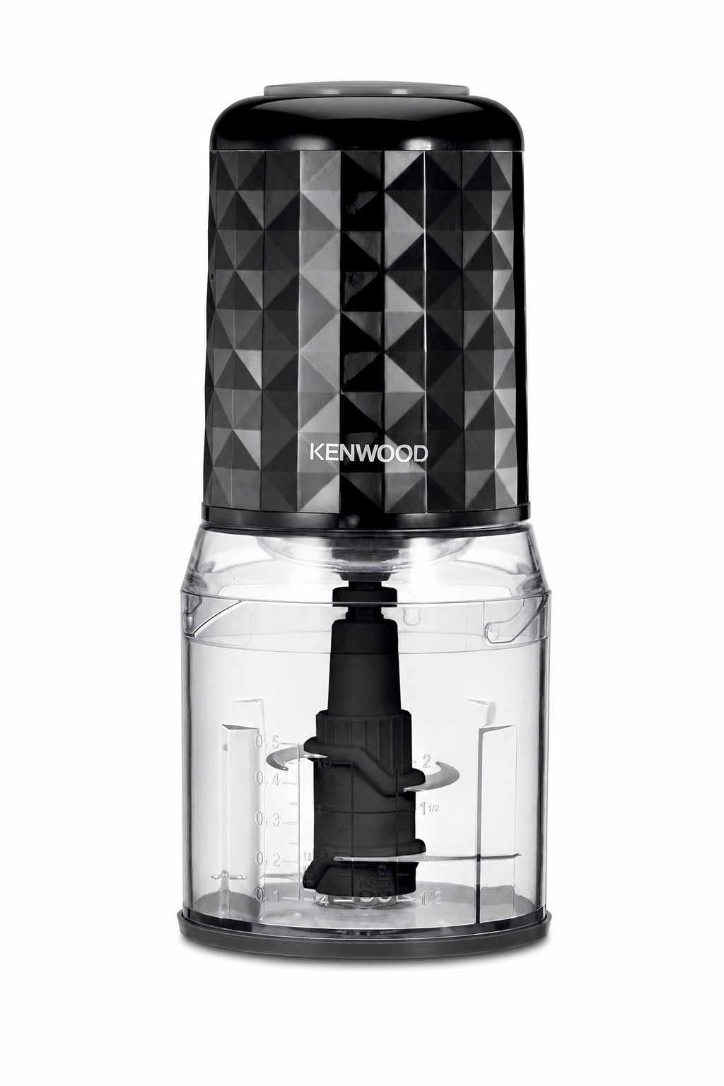 4fc7a4ac-14b6-4678-8ad4-b78a727e956e.png قطاعة طعام كهربائية Kenwood بقدرة 400 واط ووعاء 0.5 لتر - موديل CHP 40.500 BK - الصورة 1