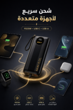 ⁦باور بنك QBEST QB220 بسعة 10000mAh وقدرة 66W مع شحن سريع⁩ - الصورة ⁦4⁩