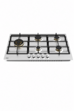 مسطح غاز بلت إن Haier HOB-M95CBT2X مقاس 90 سم بـ 5 شعلات ورؤوس نحاسية
