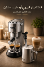 ⁦ماكينة إسبريسو De'Longhi Dedica EC685.M بضغط 15 بار ونظام كابتشينو قابل للتعديل⁩ - الصورة ⁦3⁩