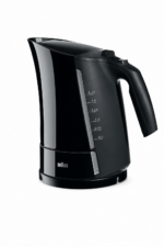 غلاية ماء كهربائية Braun WK300BK بسعة 1.7L ونظام RapidBoil - لون Onyx