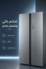 ⁦براد بابين Haier بسعة 768 لتر وتقنية Twin Inverter - HRF-768DP⁩ - الصورة ⁦4⁩